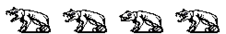 You Will (Not) Remain spritesheet showing Lambshank angry and monstrous.