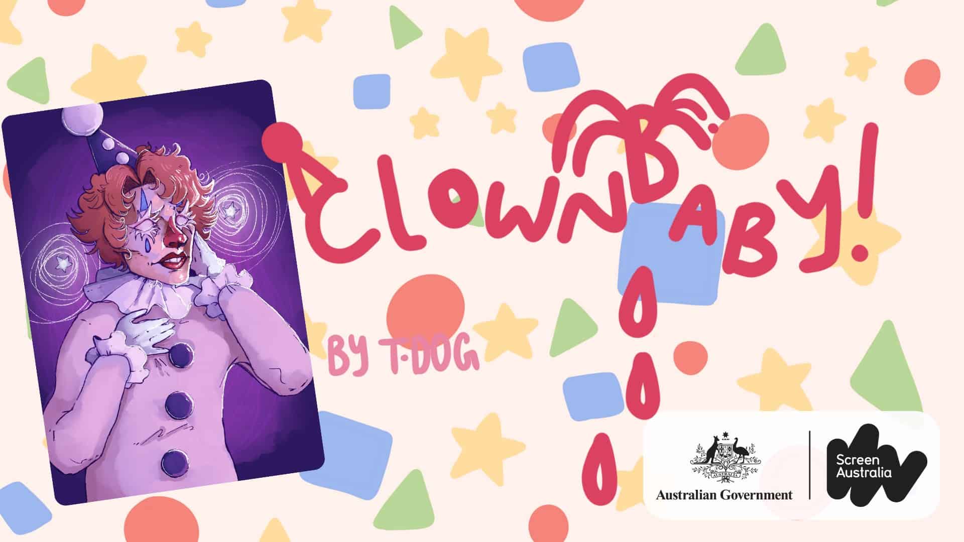 Clownbaby Title Image, with help from ScreenAus